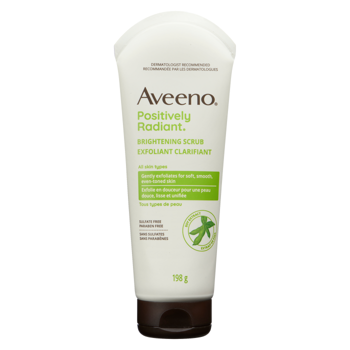 Aveeno Positively Radiant Brightening Scrub 198 g