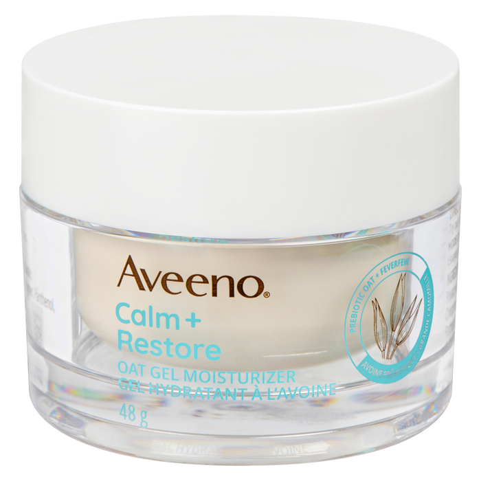 Aveeno Calm + Restore Gel hydratant à l'avoine pour peaux sensibles 48 g