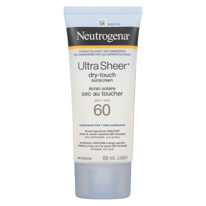 Lotion écran solaire Neutrogena Ultra Sheer Dry Touch FPS 60 88 ml