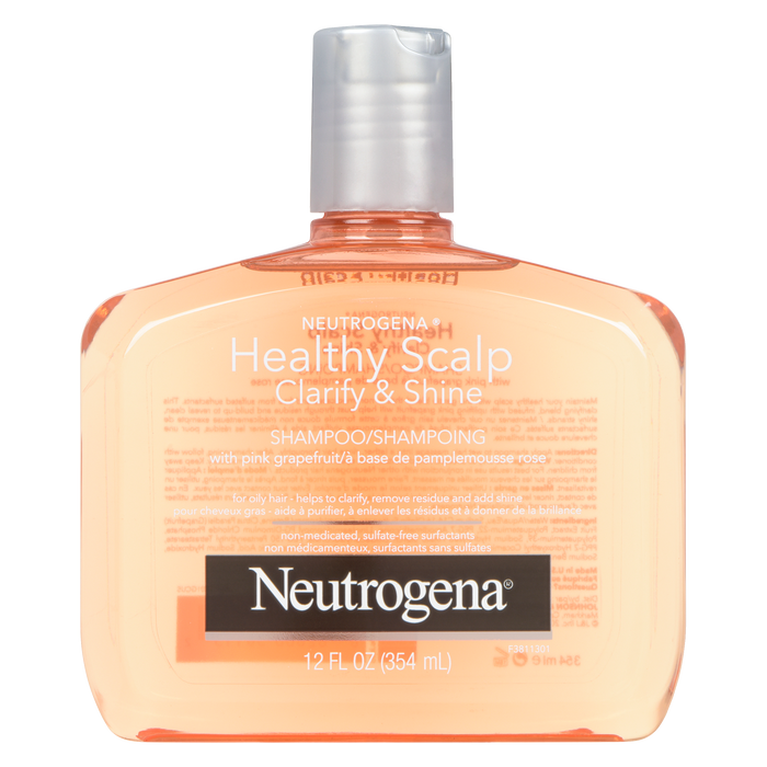 Neutrogena Shampooing Clarifiant et Brillance pour Cheveux Gras Healthy Scalp 354 ml