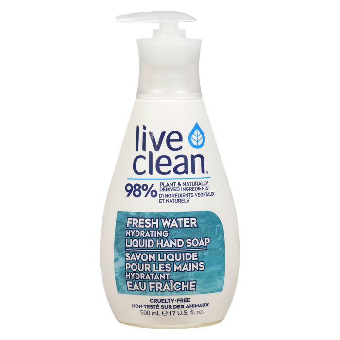 Live Clean Liquid Hand Soap Fresh Water Hydrating 500 ml