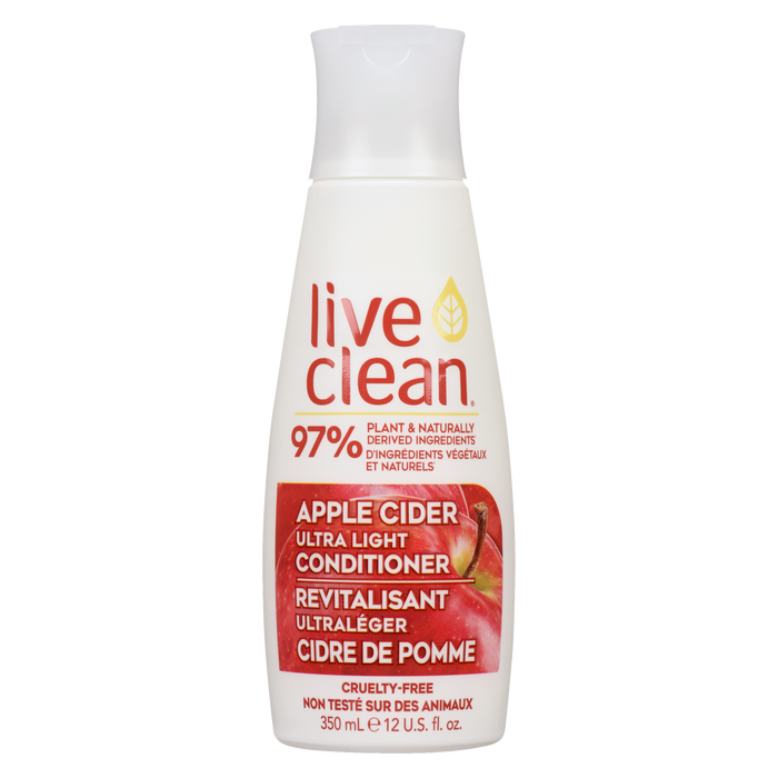 Après-shampoing Live Clean Ultra Light au cidre de pomme 350 ml