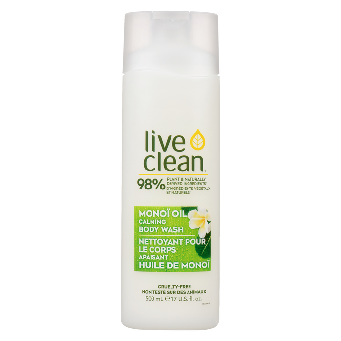 Live Clean Calming Body Wash Monoï Oil 500 ml