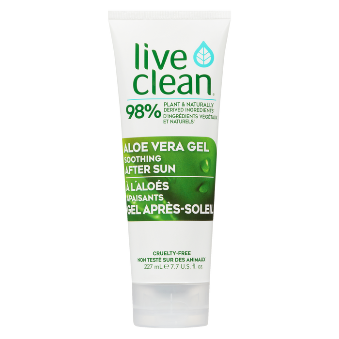 Gel Apaisant Après-Soleil Aloe Vera Live Clean 227 ml