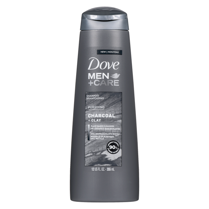 Dove Men+Care Shampoo Charcoal + Clay 355 ml