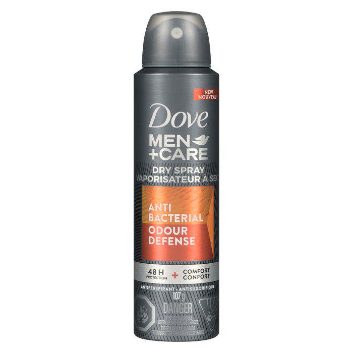 Dove Men+Care Dry Spray Antiperspirant Anti Bacterial Odour Defense 107 g