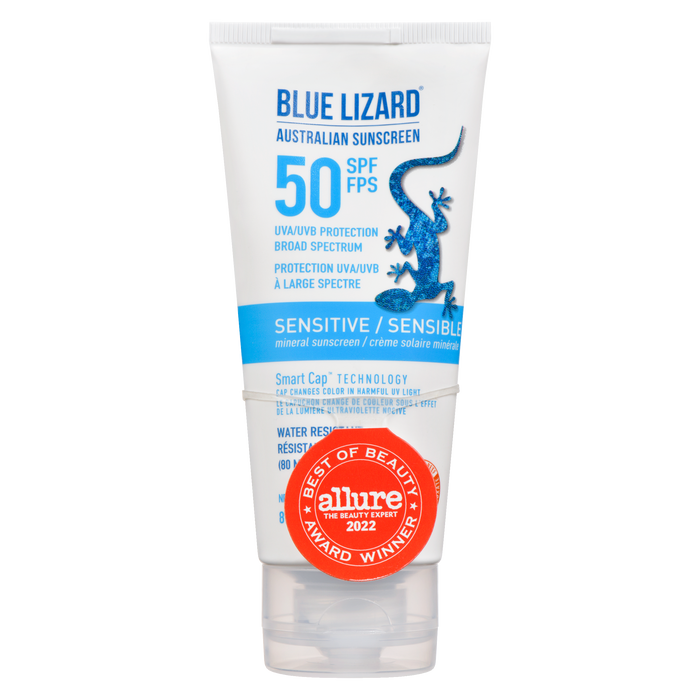 Blue Lizard Sensitive Mineral Sunscreen Lotion 50 SPF 89 ml