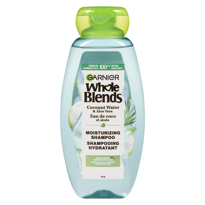 Garnier Whole Blends Shampooing hydratant à l'eau de coco et à l'aloe vera 370 ml