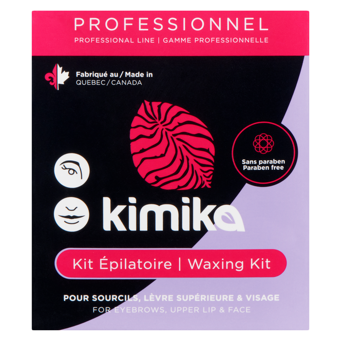 Kit d'épilation Kimika pour sourcils, lèvre supérieure et visage