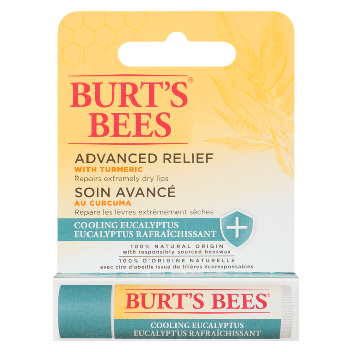 Baume de soulagement avancé Burt's Bees au curcuma et à l'eucalyptus rafraîchissant 4,25 g