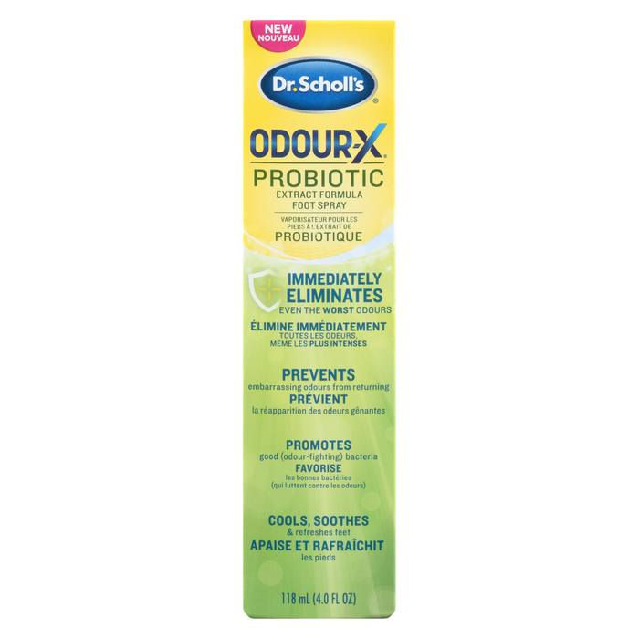 Dr. Scholl's Odour-X Probiotic Extract Formula Foot Spray 118 ml