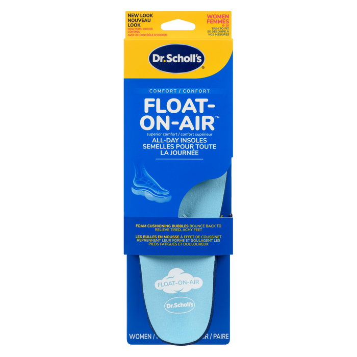 Semelles Dr. Scholl's Float-On-Air All-Day pour femmes, pointure 6 à 10, 1 paire