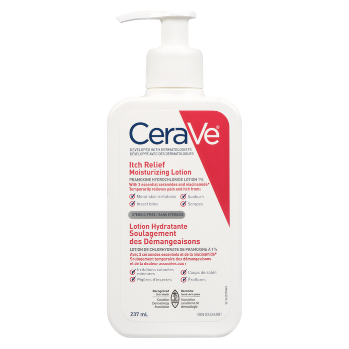 Lotion hydratante anti-démangeaisons CeraVe 237 ml