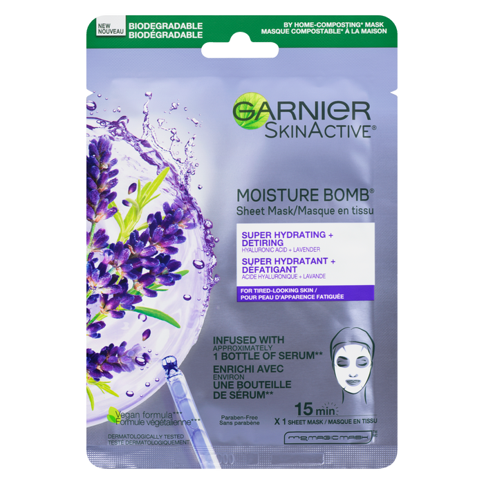 Garnier SkinActive Moisture Bomb Sheet Mask x 1 Sheet Mask 28 g