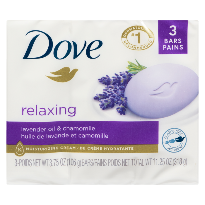 Dove Relaxing 3 Bars x 106 g (318 g)