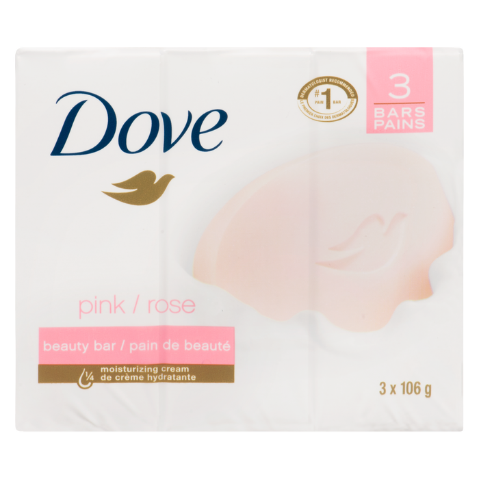 Dove Beauty Bar Pink 3 Bars x 106 g