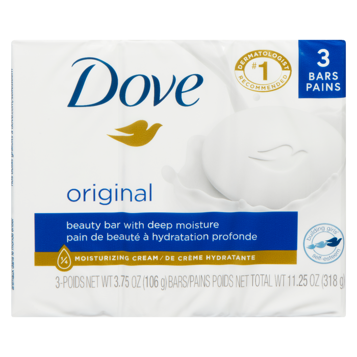 Dove Original 3 barres x 106 g (318 g)