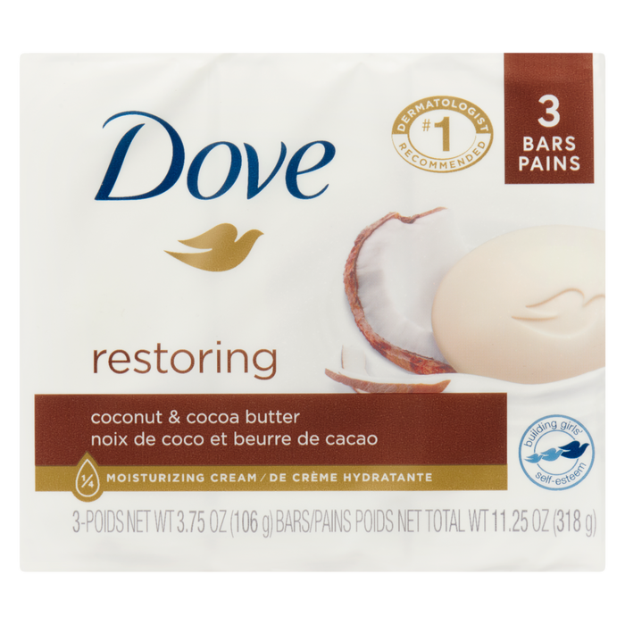 Dove Restoring 3 Barres x 106 g (318 g)