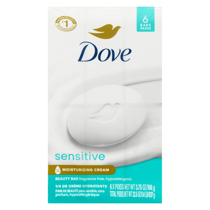 Dove Sensitive 6 Bars x 106 g (637 g)