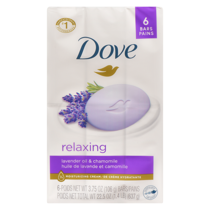 Dove Relaxing 6 Barres x 106 g (637 g)