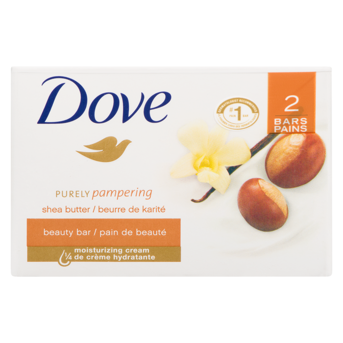 Barre de beauté Dove Purely Pampering au beurre de karité 2 barres x 106 g