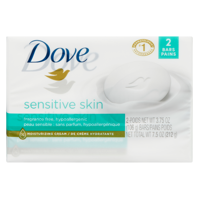 Dove Peau Sensible 2 Barres x 106 g (212 g)