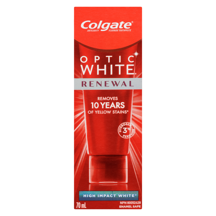 Colgate Optic White Anticavity Fluoride Toothpaste Renewal 70 ml