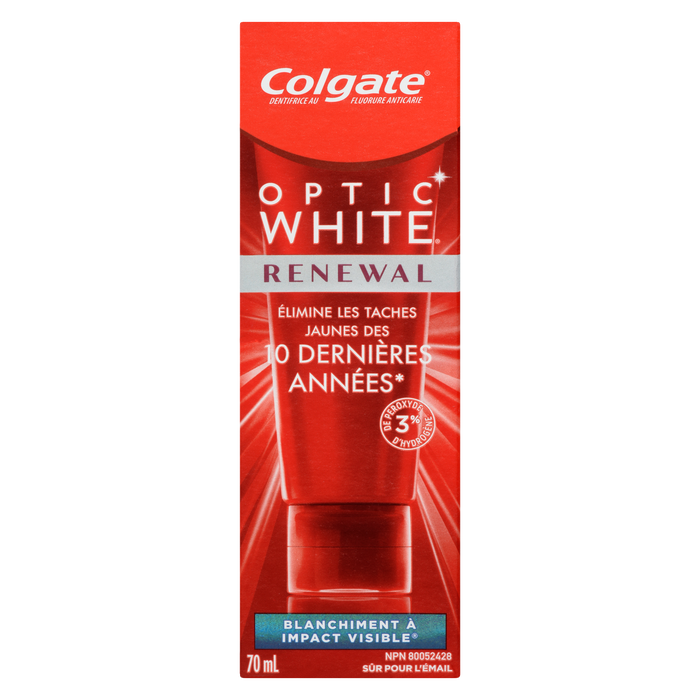 Colgate Optic White Anticavity Fluoride Toothpaste Renewal 70 ml