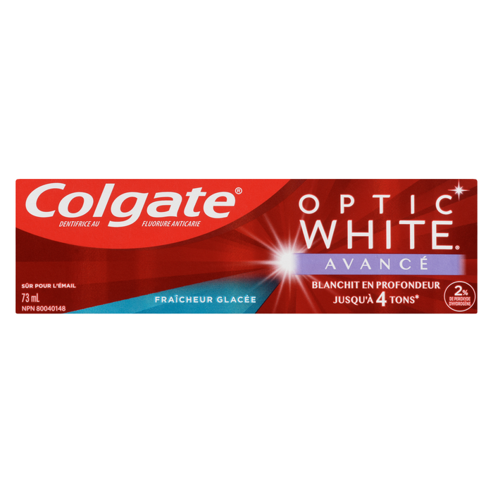 Colgate Optic White Anticavity Fluoride Toothpaste Advanced Icy Fresh 73 ml