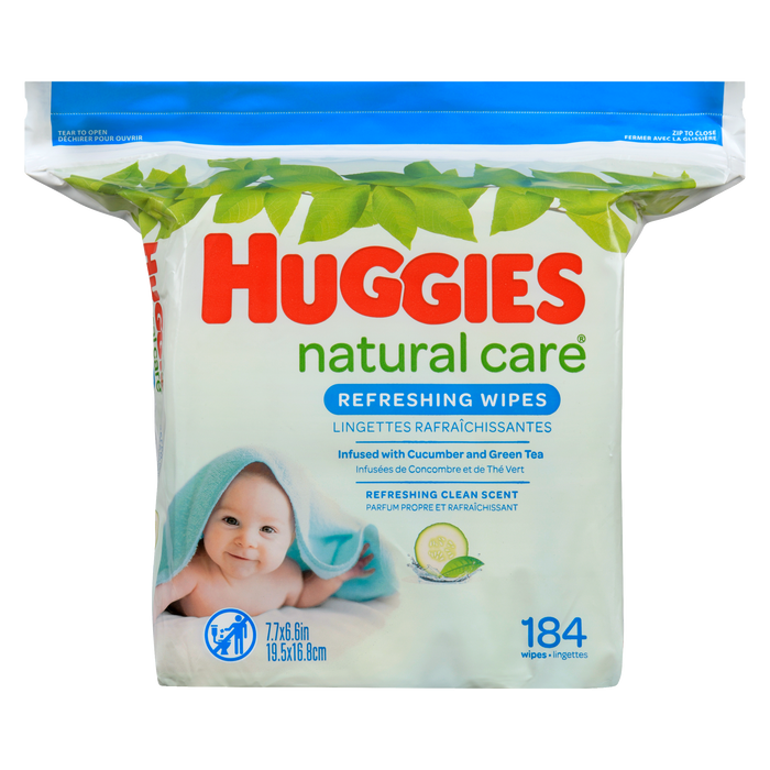 Huggies Natural Care Refreshing Wipes 184 Wipes