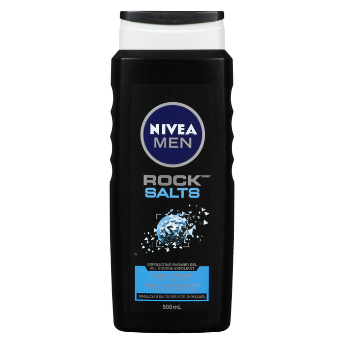 NIVEA Men Rock Salts Exfoliating Shower Gel Himalayan Salts 500 ml