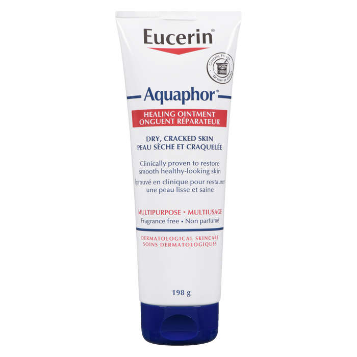 Eucerin Aquaphor Pommade Réparatrice Peau Sèche et Crevassée Multi-Usages 198 g