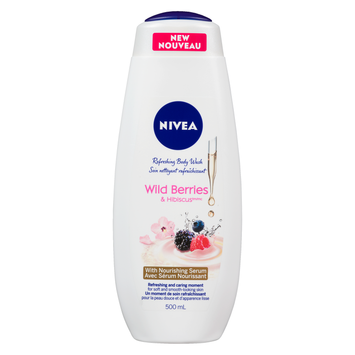 NIVEA Refreshing Body Wash Wild Berries & Hibiscus 500 ml