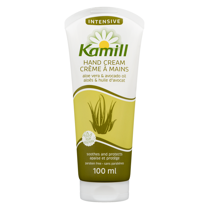 Crème pour les mains Kamill Intensive Aloe Vera &amp; Huile d'Avocat 100 ml