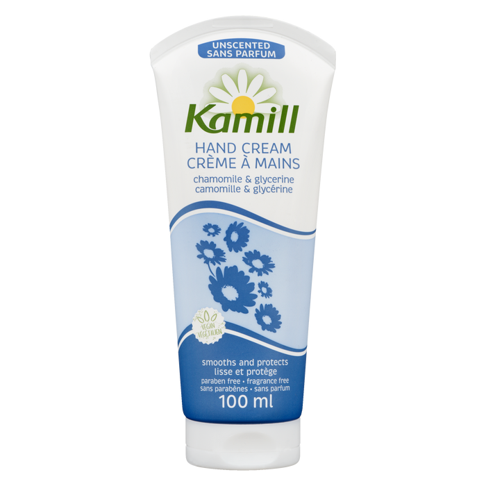 Crème pour les mains Kamill non parfumée à la camomille et à la glycérine 100 ml