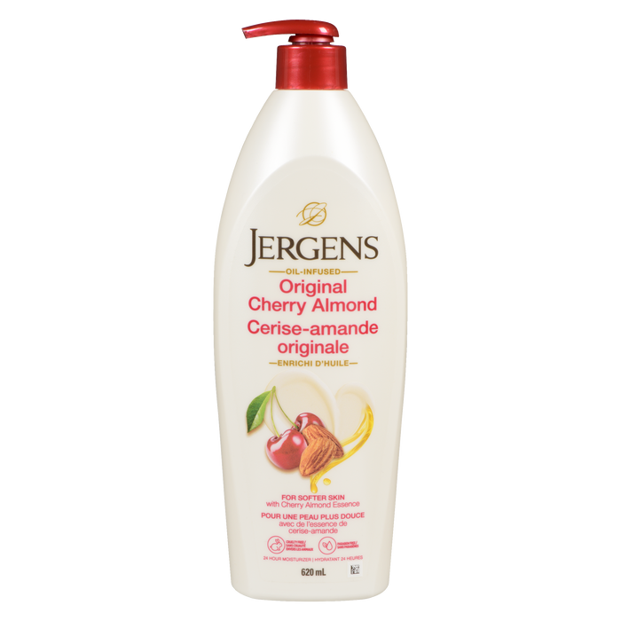 Jergens Crème hydratante 24 heures Original Cerise Amande 620 ml