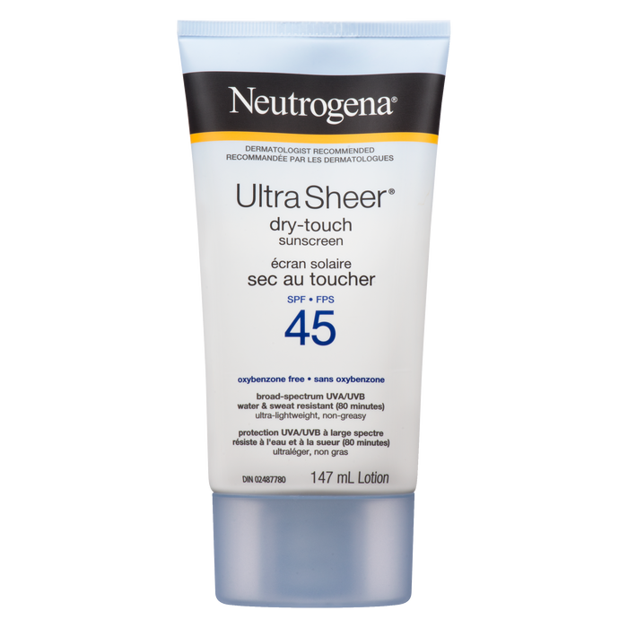 Lotion écran solaire Neutrogena Ultra Sheer Dry Touch FPS 45 147 ml