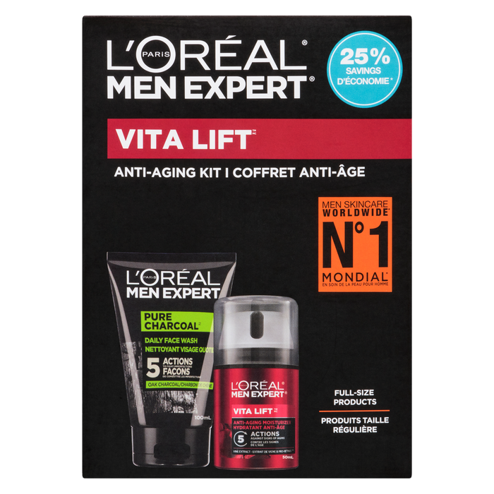 Coffret anti-âge Vita Lift Men Expert de L'Oréal Paris