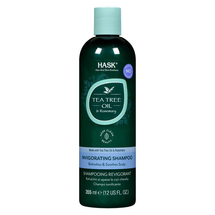 HASK Invigorating Shampoo Tea Tree Oil & Rosemary 355 ml