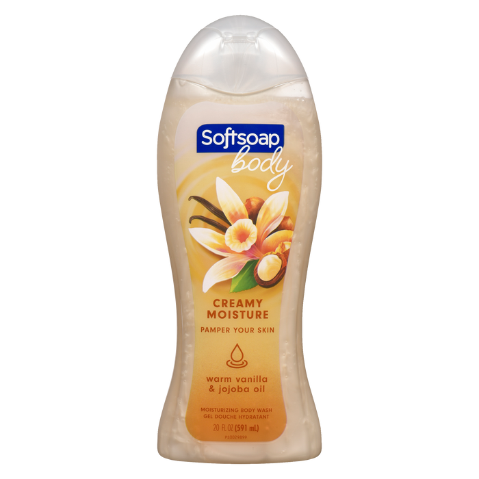 Softsoap Moisturizing Body Wash Warm Vanilla & Jojoba Oil 591 ml