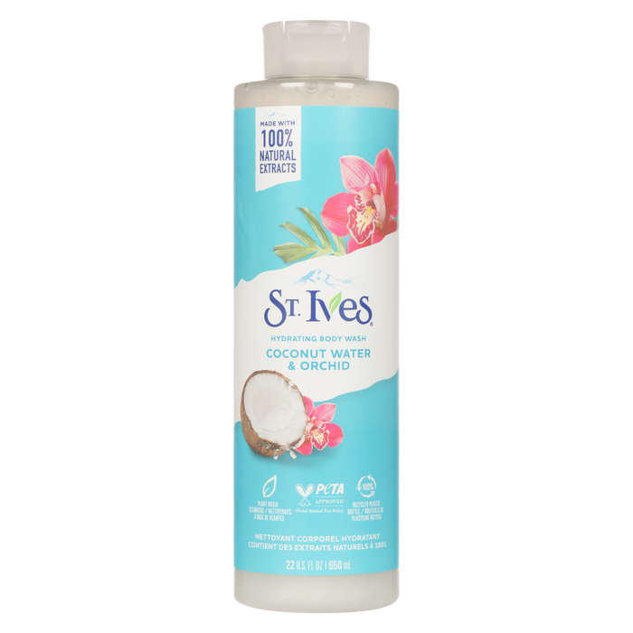 St. Ives Hydrating Body Wash Coconut Water & Orchid 650 ml