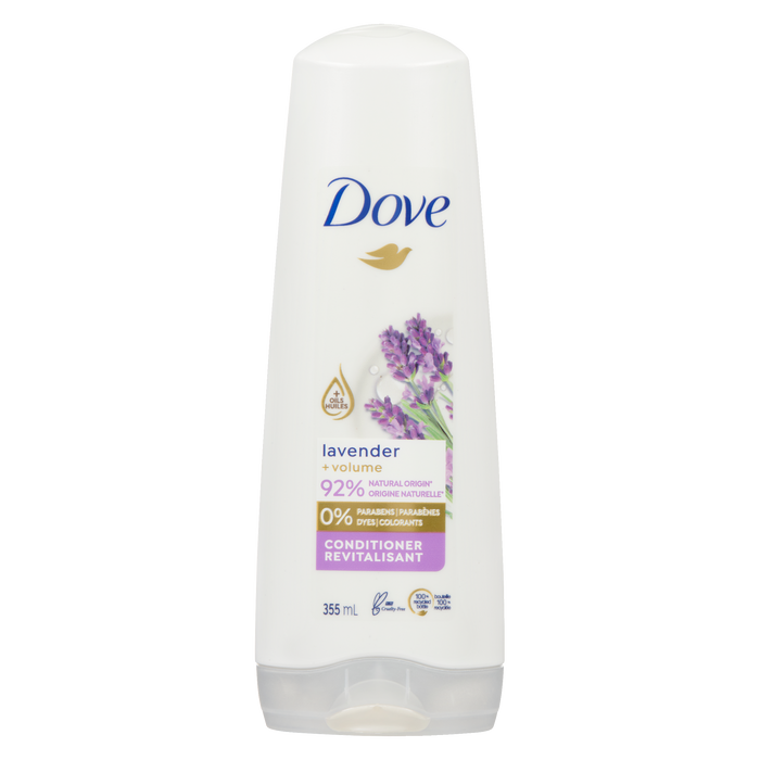 Après-shampoing Dove Lavande + Volume 355 ml