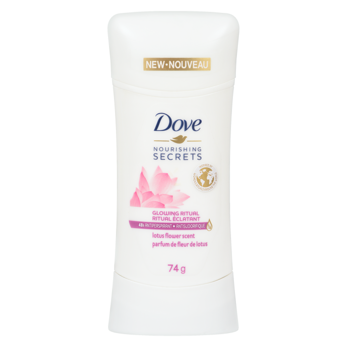 Dove Nourishing Secrets 48h Antiperspirant Glowing Ritual Lotus Flower Scent 74 g