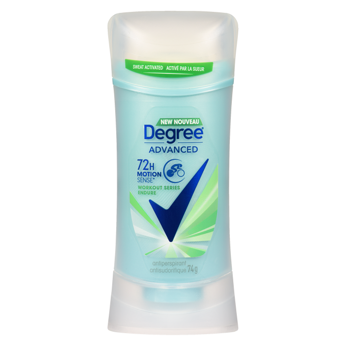 Degree Advanced Antiperspirant Workout Series Endure 74 g