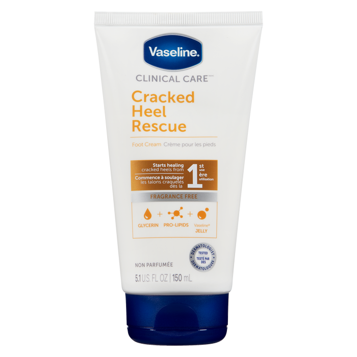 Vaseline Clinical Care Foot Cream Cracked Heel Rescue 150 ml