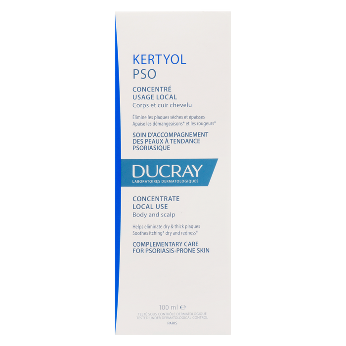 Ducray Kertyol PSO Concentré Usage Local Corps et Cuir Chevelu 100 ml