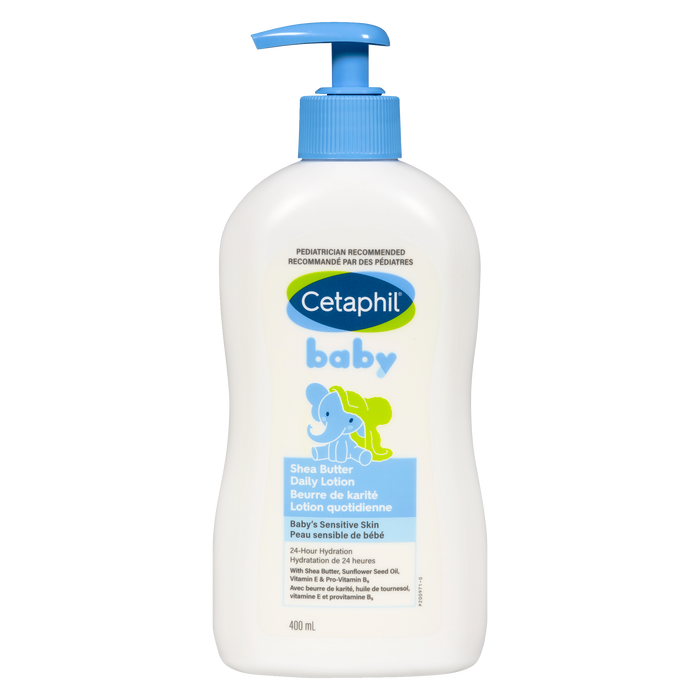 Lotion Quotidienne au Beurre de Karité pour Bébé Cetaphil 400 ml