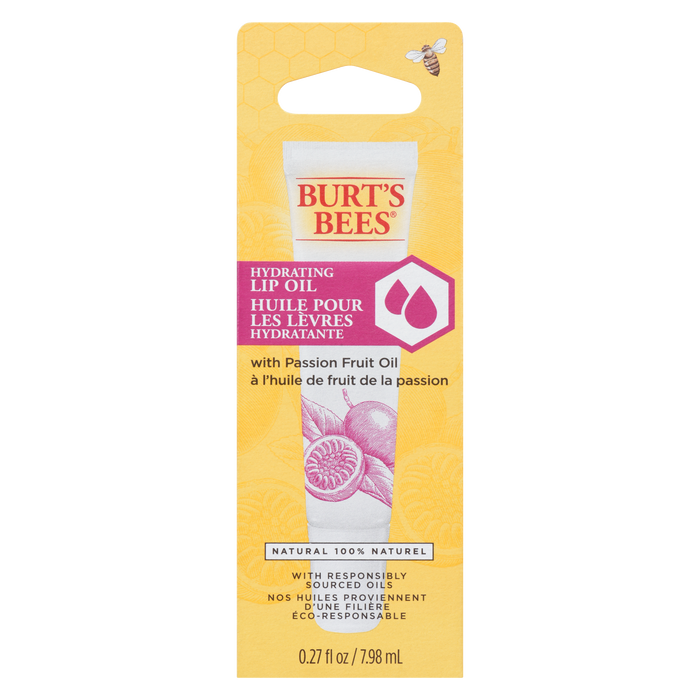 Huile hydratante pour les lèvres à l'huile de fruit de la passion de Burt's Bees 7,98 ml