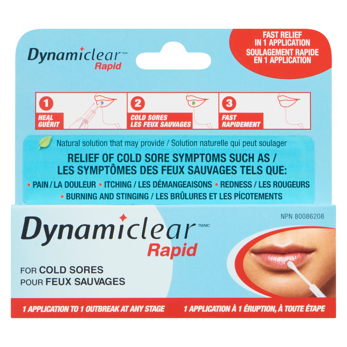 Dynamiclear Rapid pour boutons de fièvre 2 x 0,5 ml