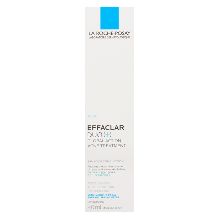 La Roche-Posay Effaclar Duo Traitement Anti-Acné Action Globale (+) Lotion Hydratante 24h 40 ml